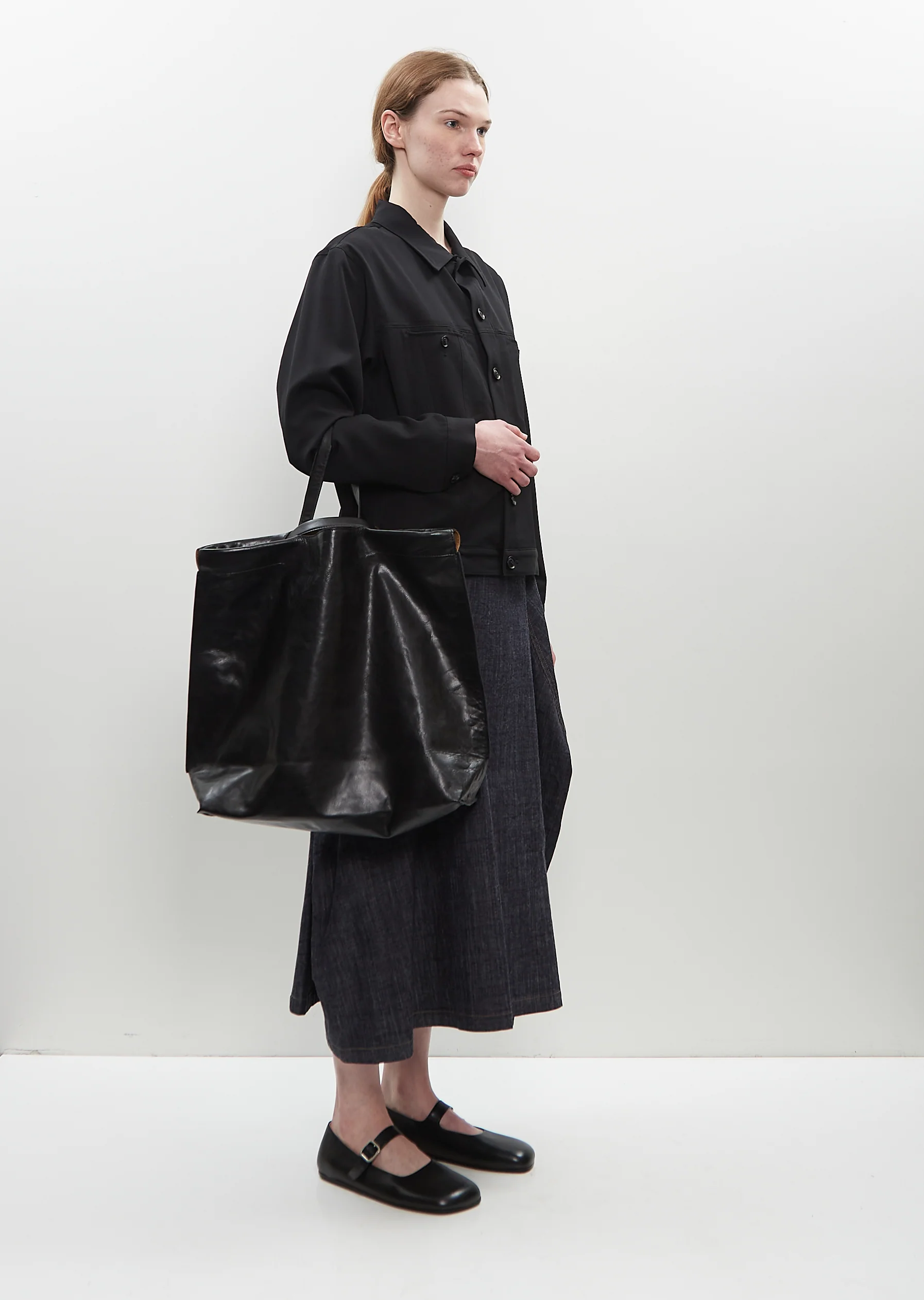 Shopper Bag, Large — Black - Image 3