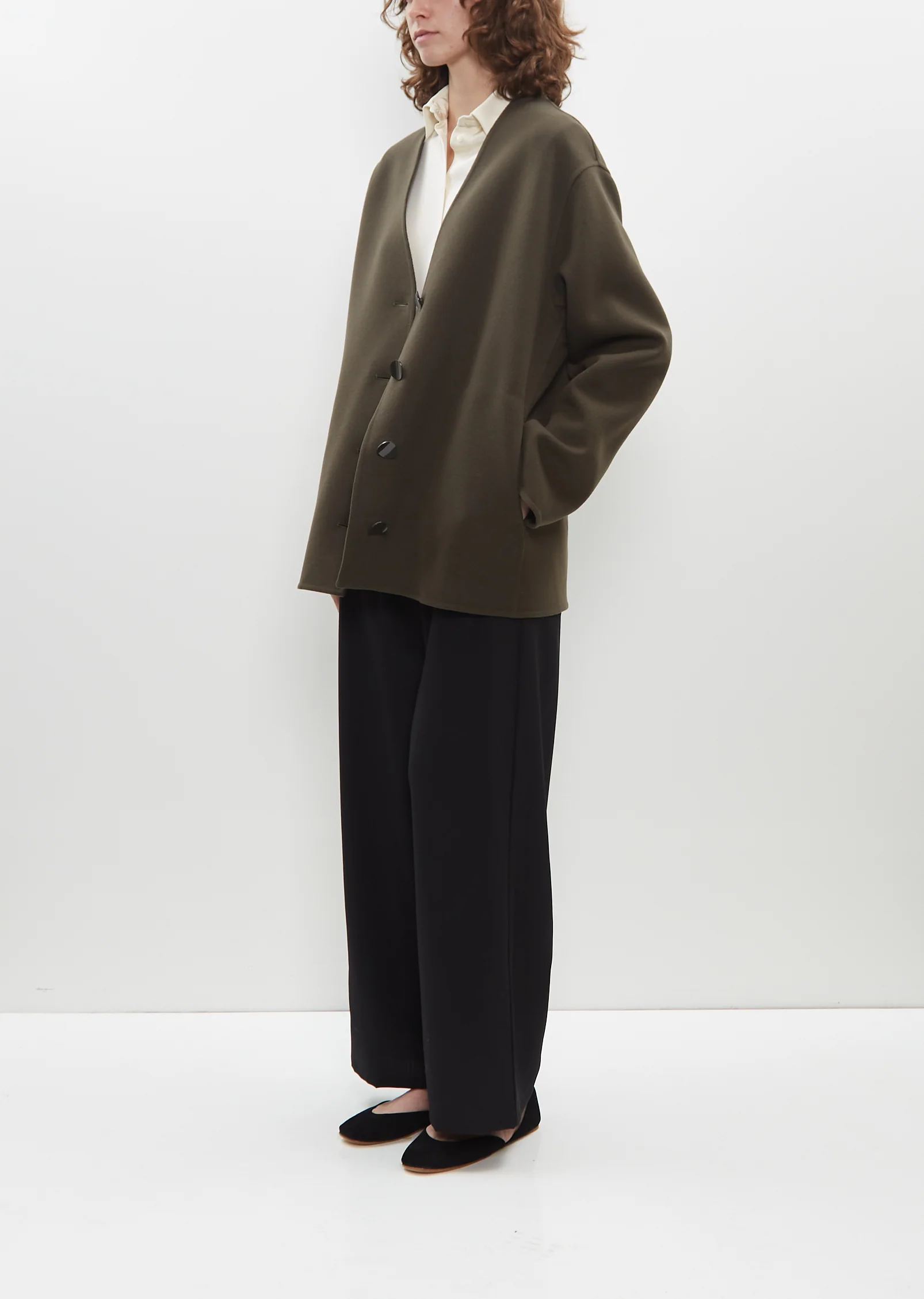 Carter Double Face V-Neck Jacket - Image 4