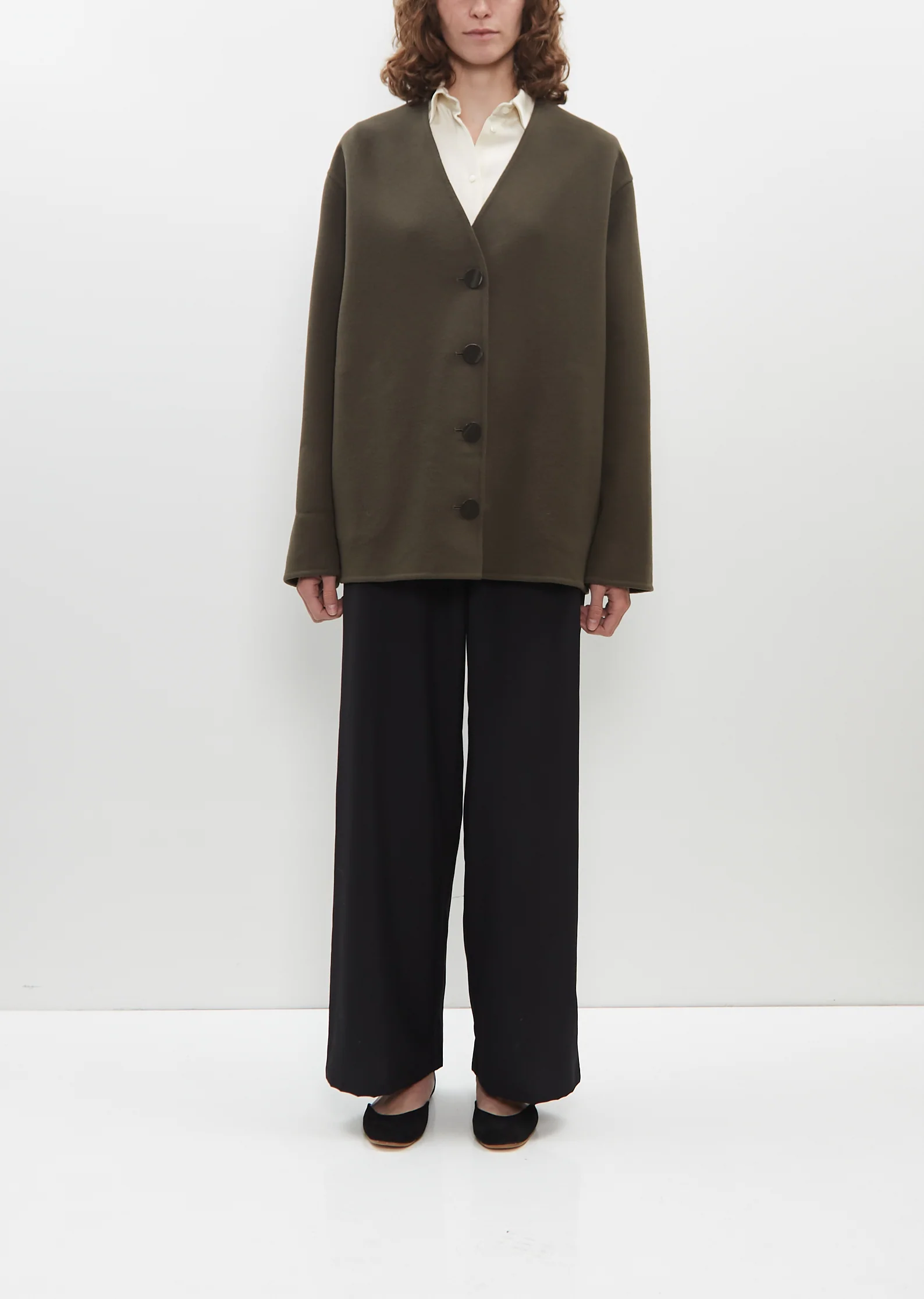 Carter Double Face V-Neck Jacket - Image 5