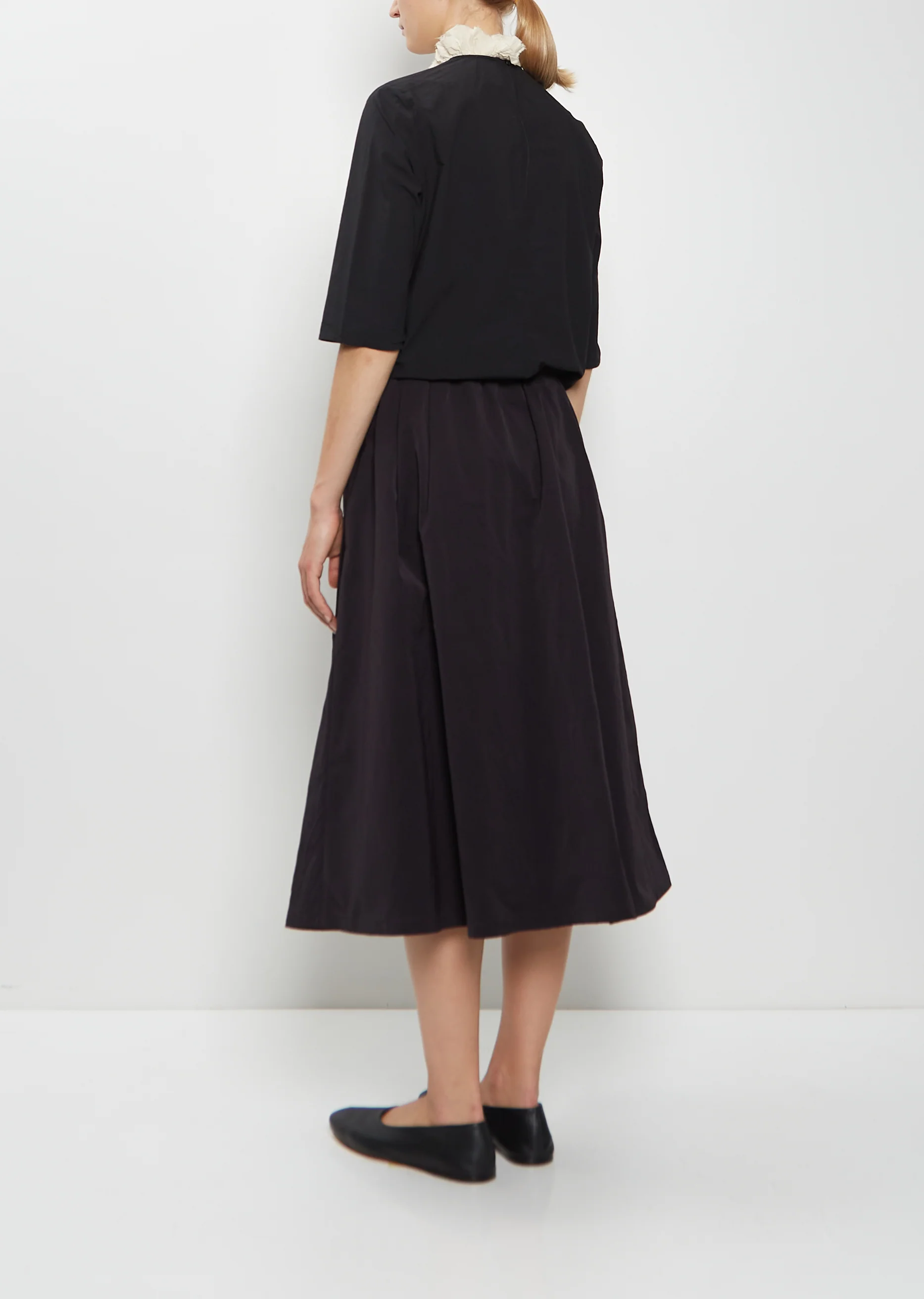 Cotton Pleated Skirt - Image 3
