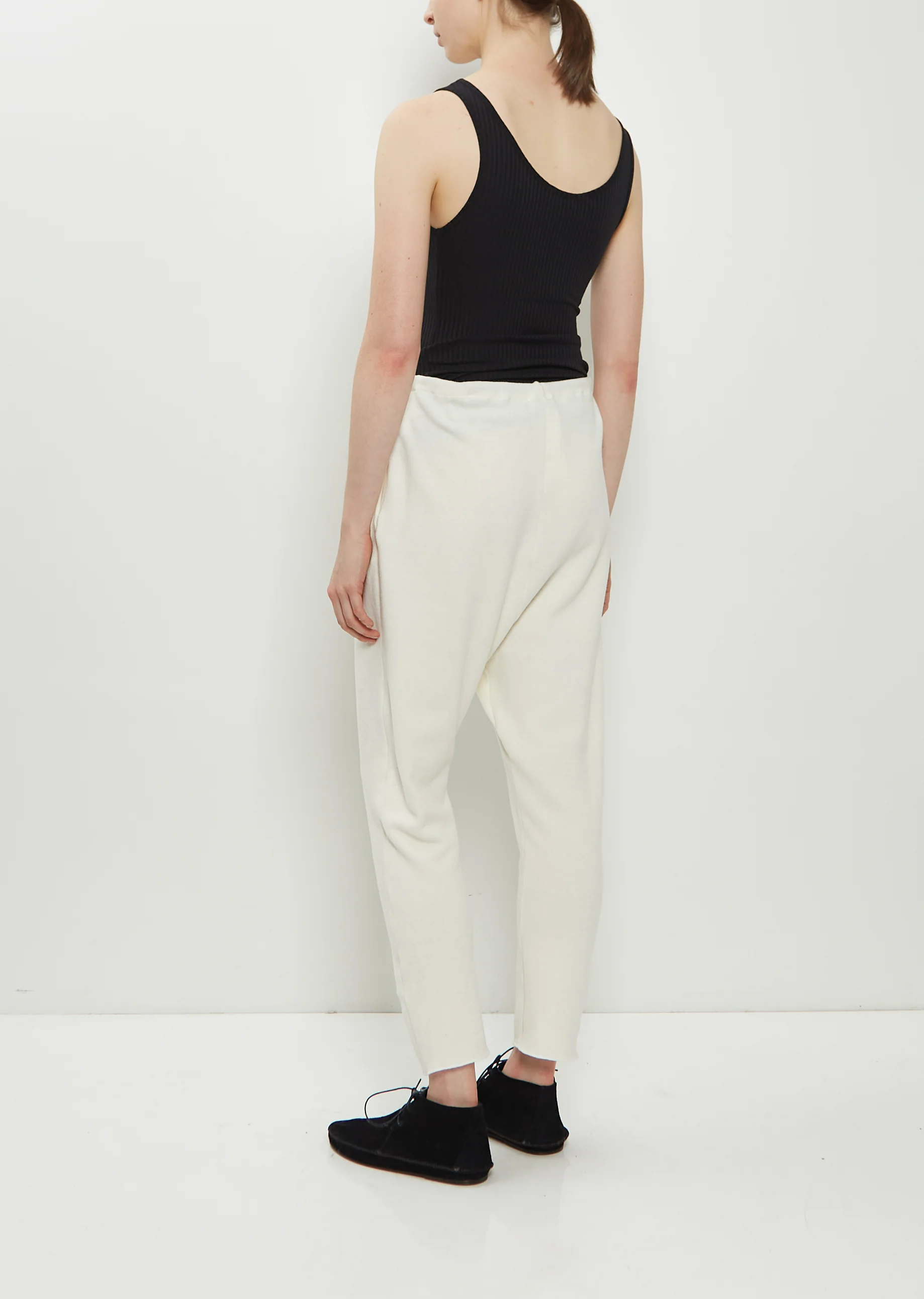 Stretch Jersey New Basic Pants — Milk - Image 3
