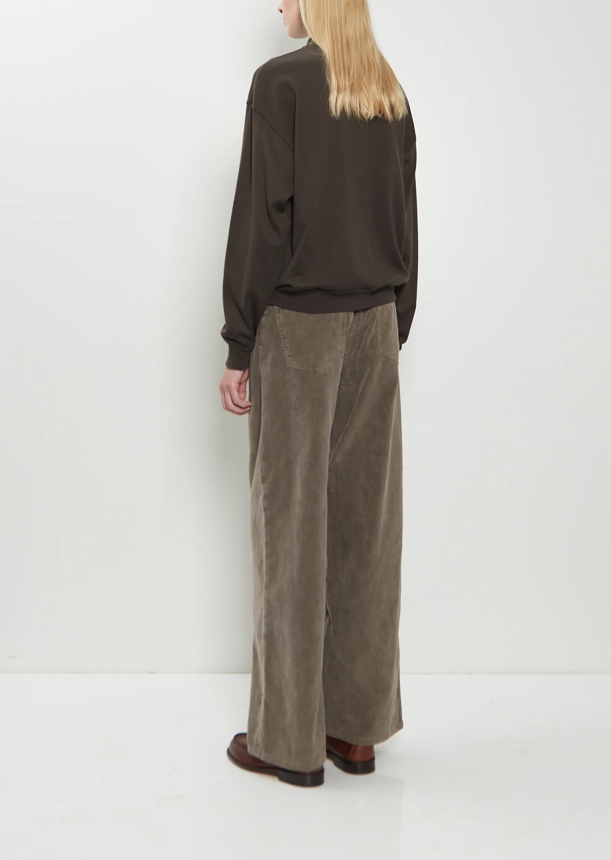 Super High Gauge Sweat Half Zip Pullover - Image 3