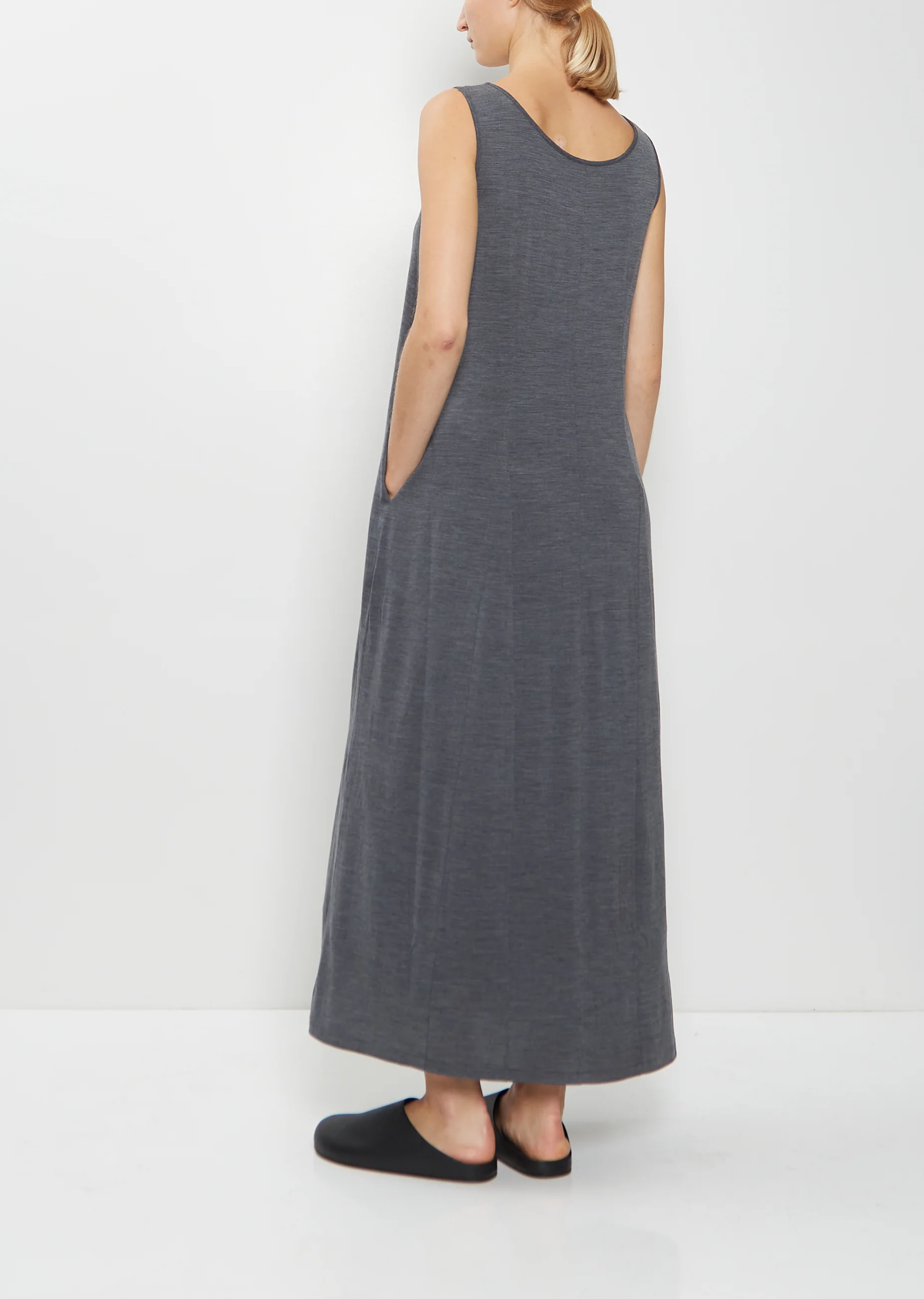 Wool Jersey Tank Dress - Image 3