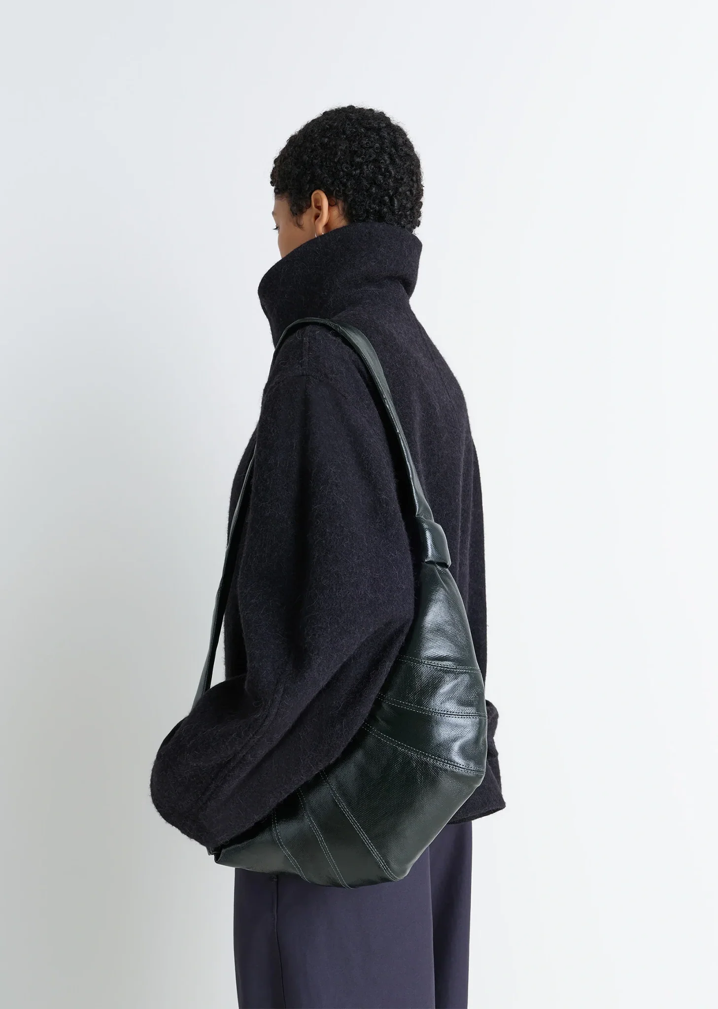 Croissant Coated Cotton Bag, Medium - Image 3