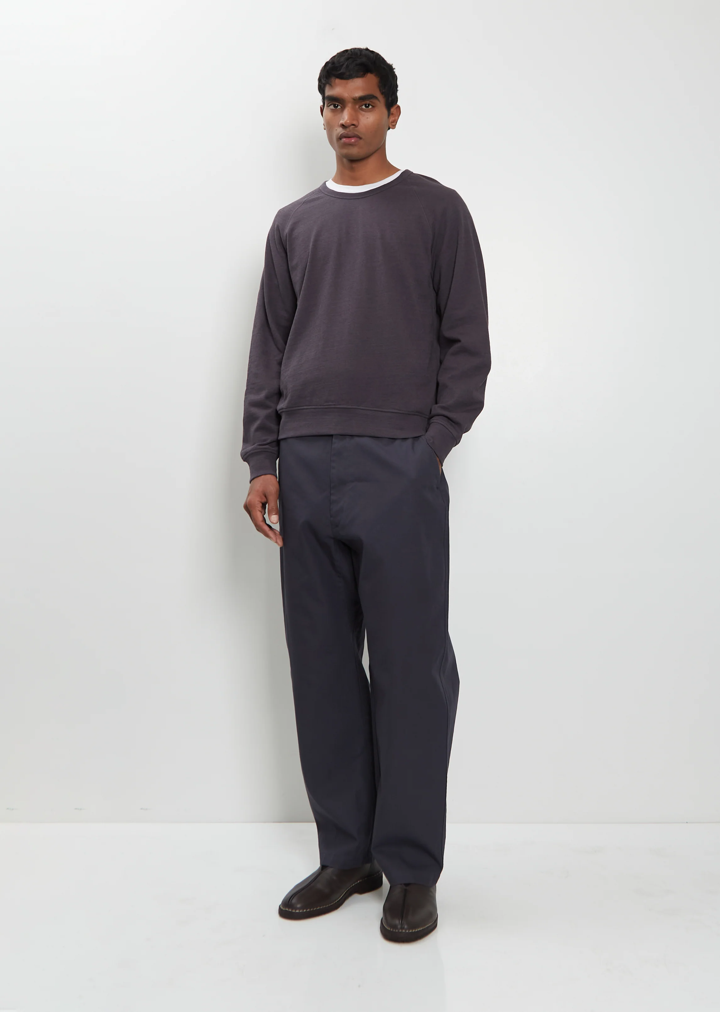 Crew Neck Cotton Wool Sweatshirt - Image 4