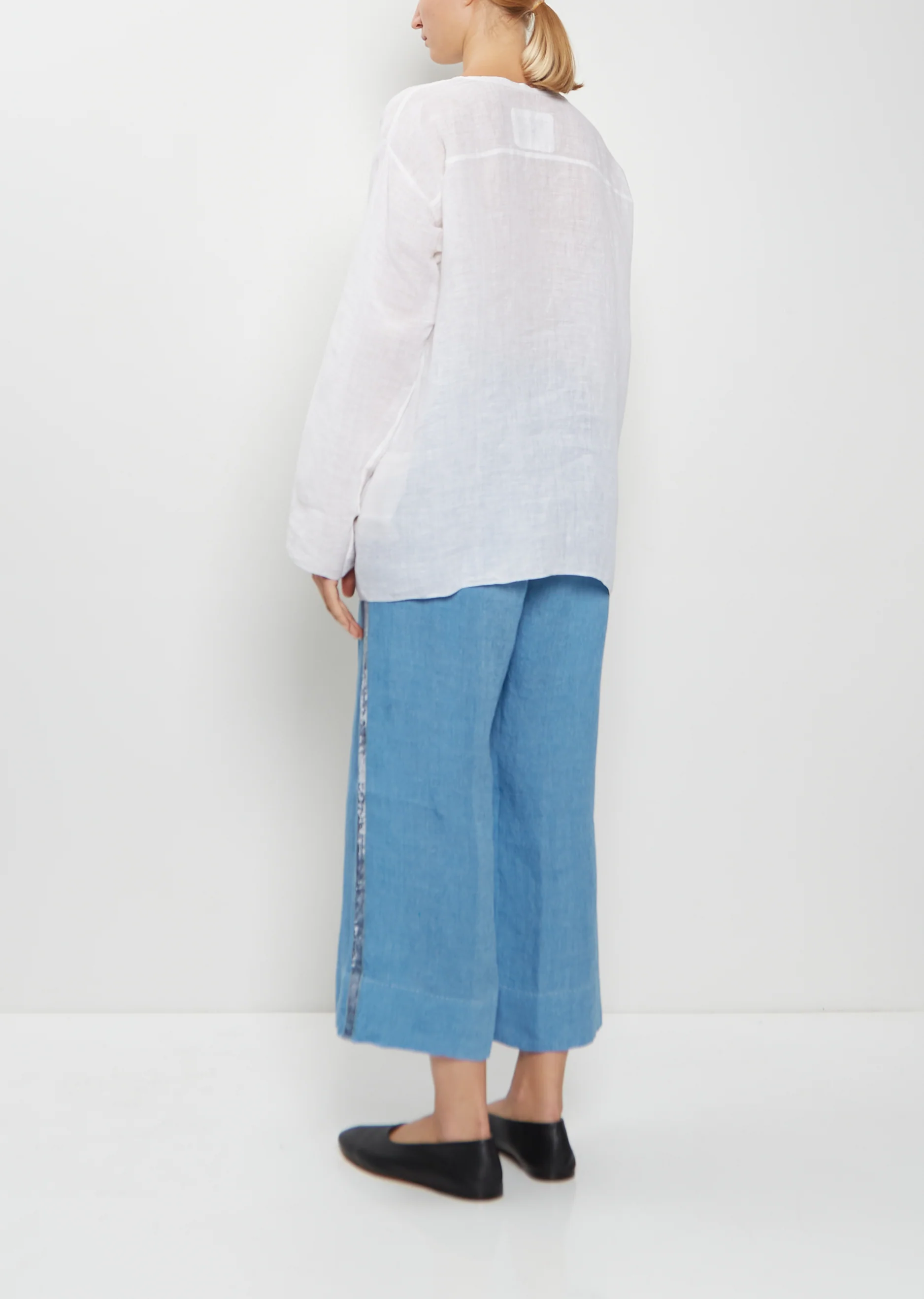 New Tunisian Handwoven Linen Top - Image 3