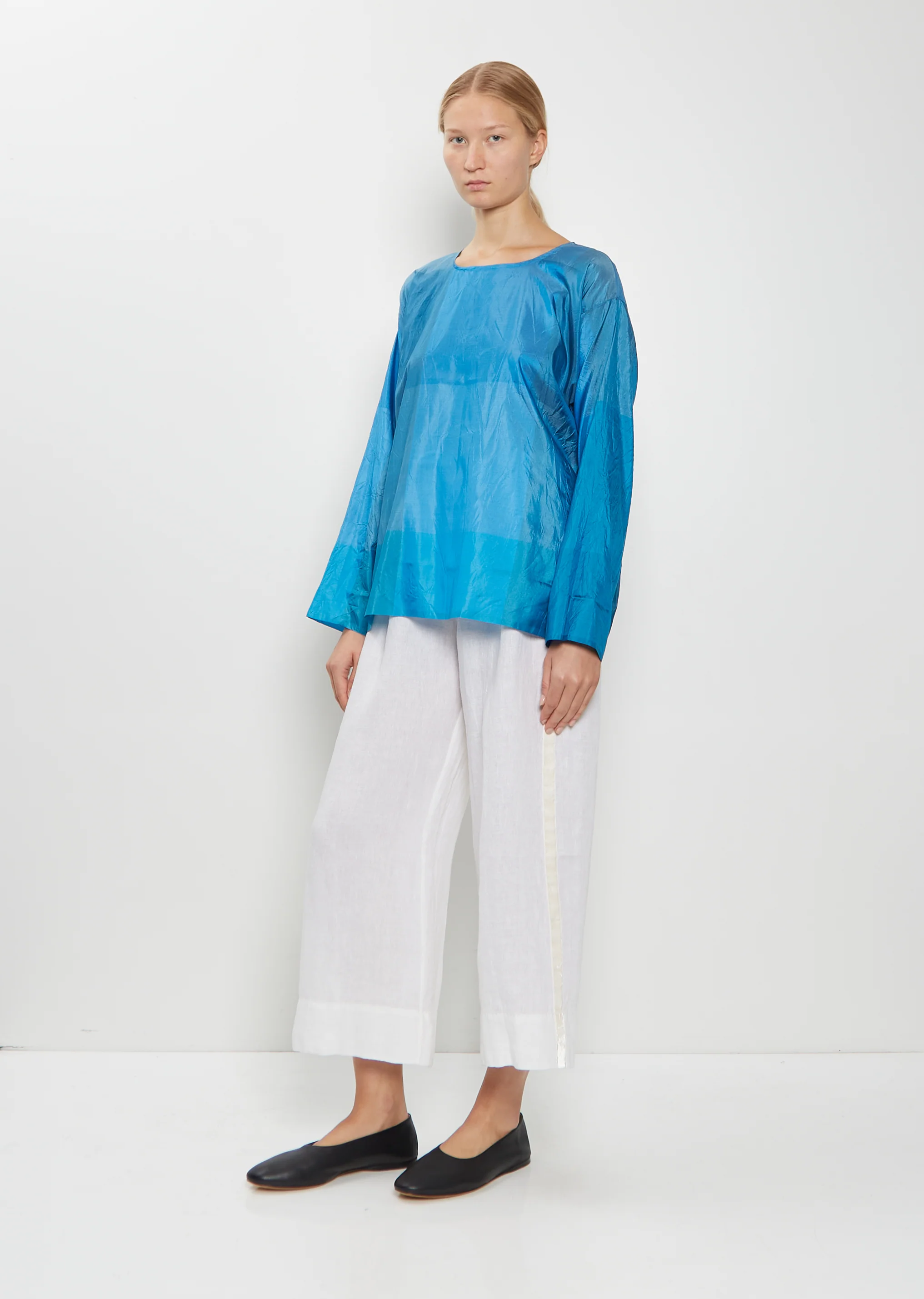 New Tunisian Silk Habotai Top - Image 4