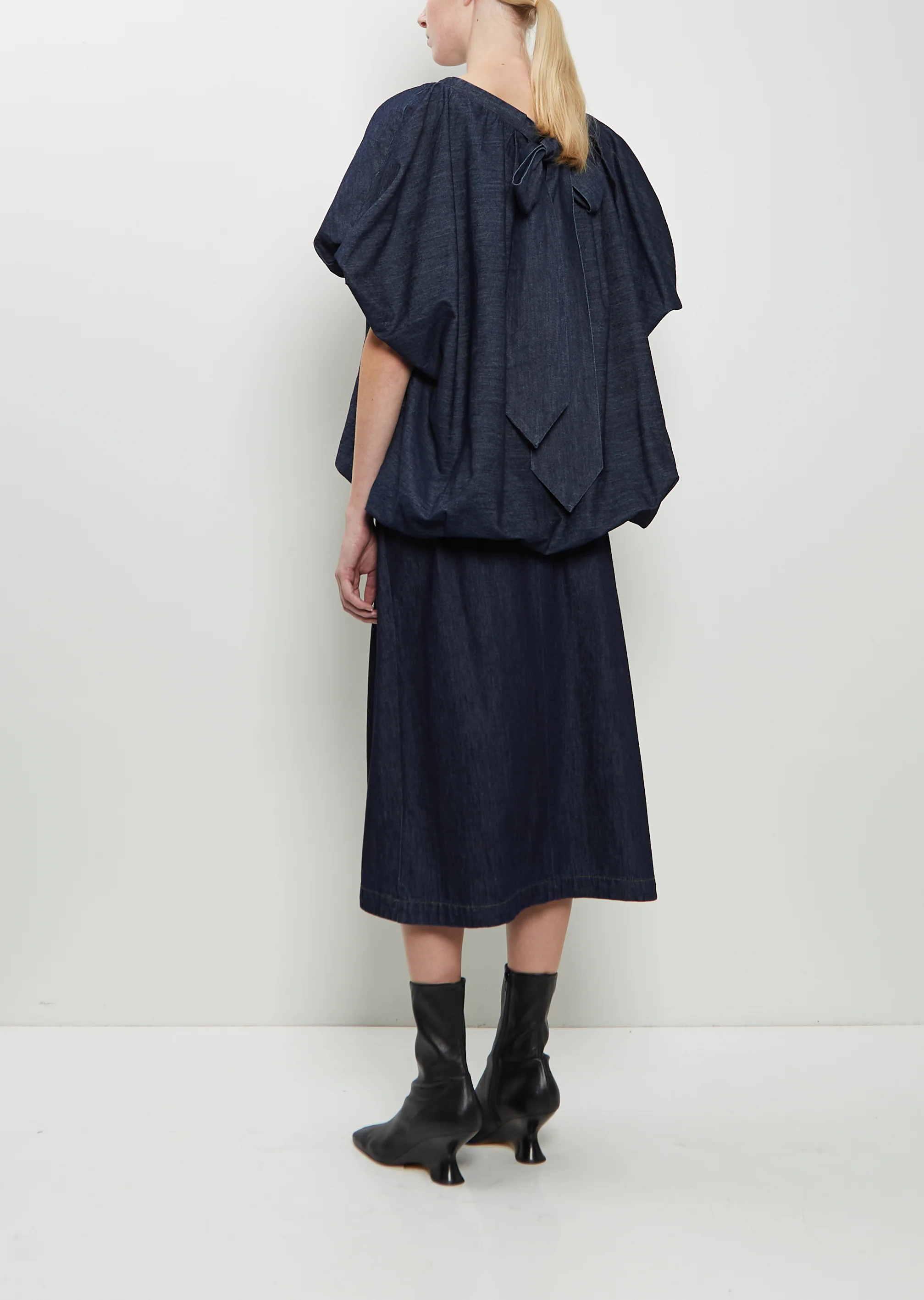 Crunch Bis Cotton Denim Top - Image 3