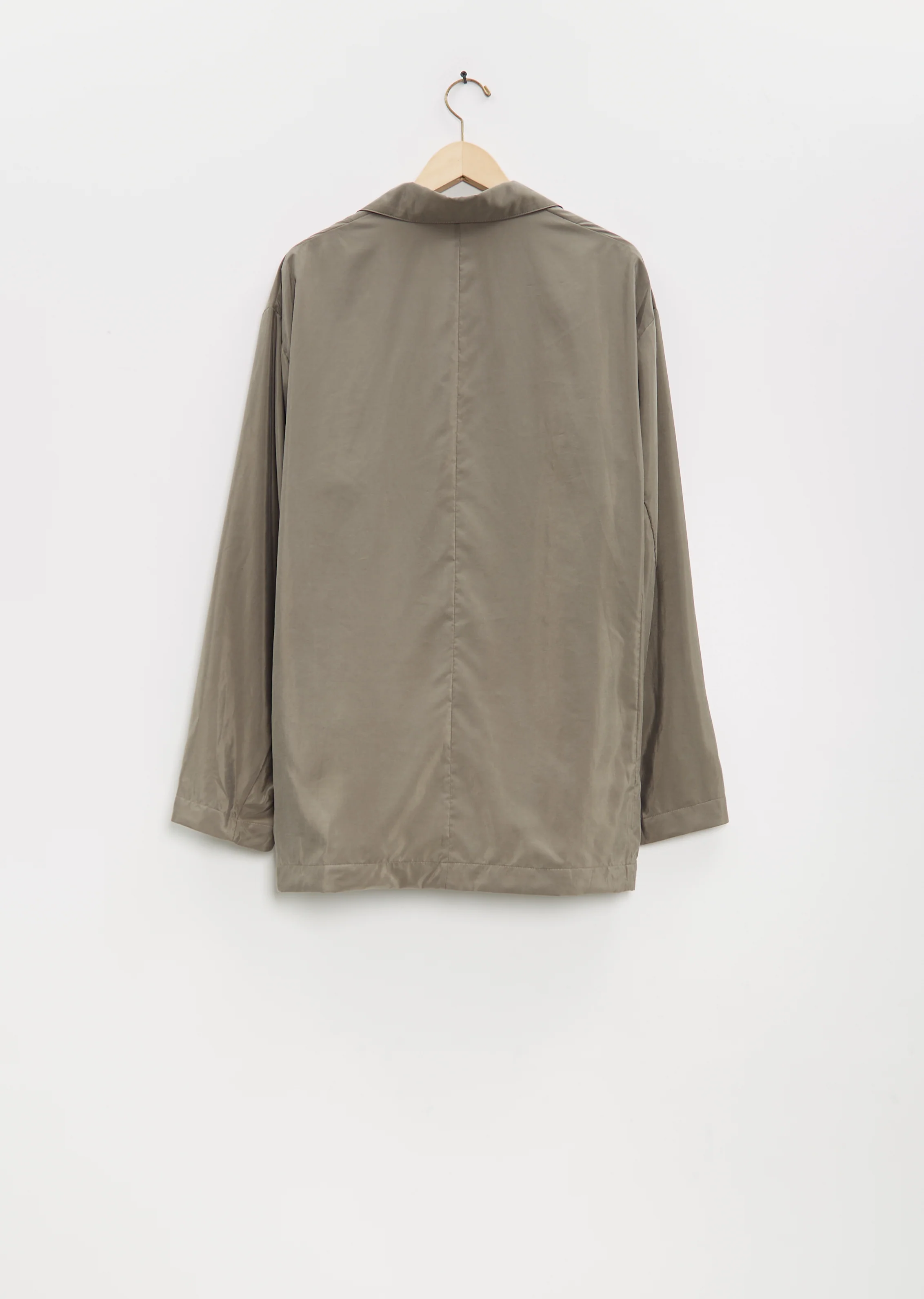 Silk Nylon Single Breasted Jacket - Image 6