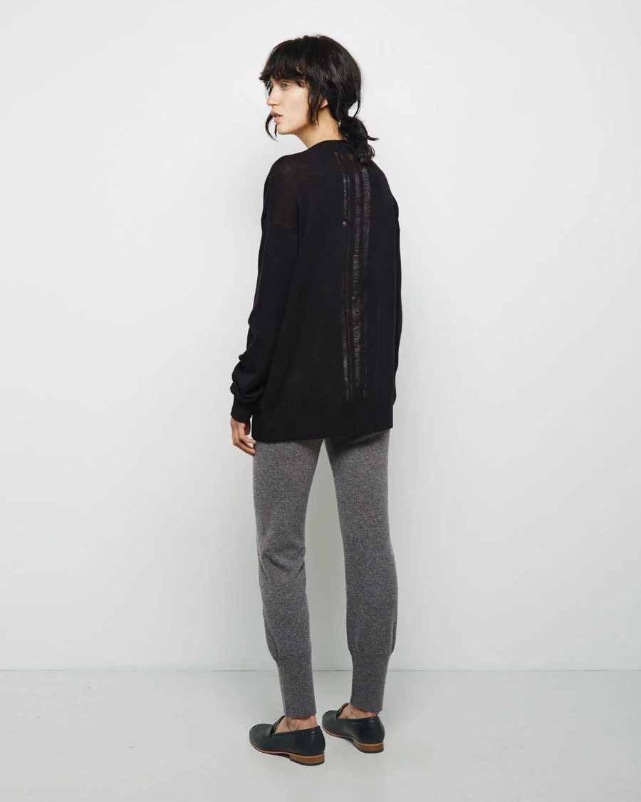 Merino Cashmere Boyfriend Cardigan - Image 4
