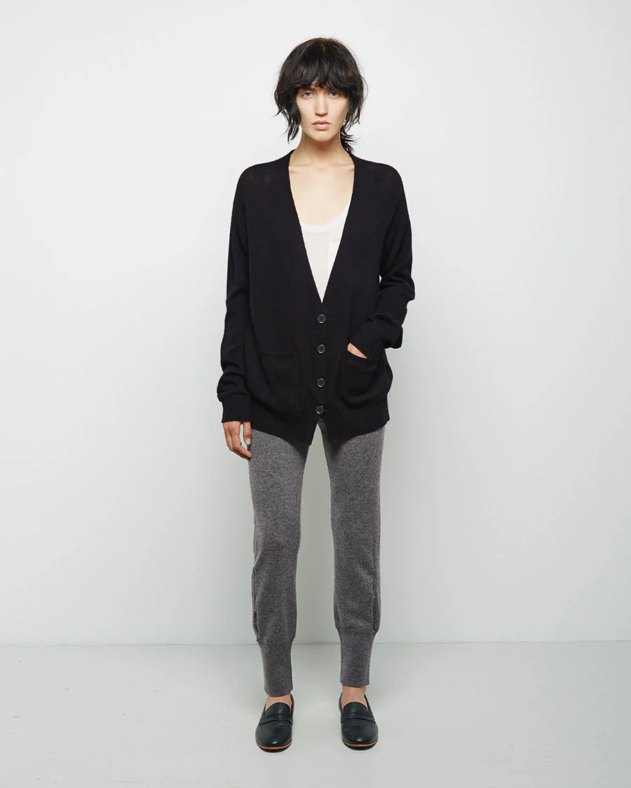 Merino Cashmere Boyfriend Cardigan - Image 5