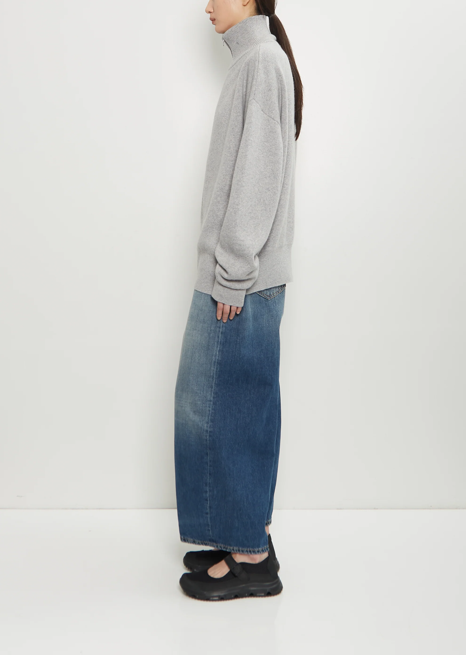 n°319 Xtra Out Cashmere Cardigan — Grey - Image 5