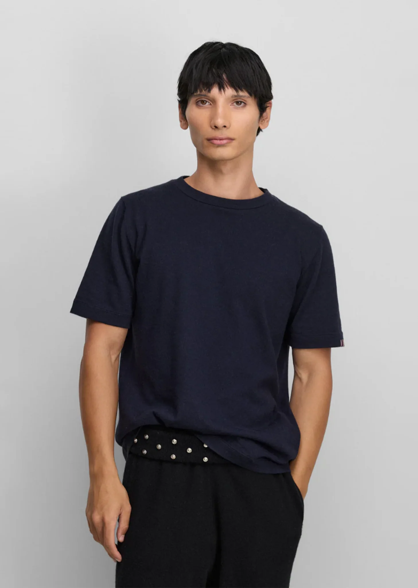 n°394 James Cotton Cashmere Top — Navy - Image 3