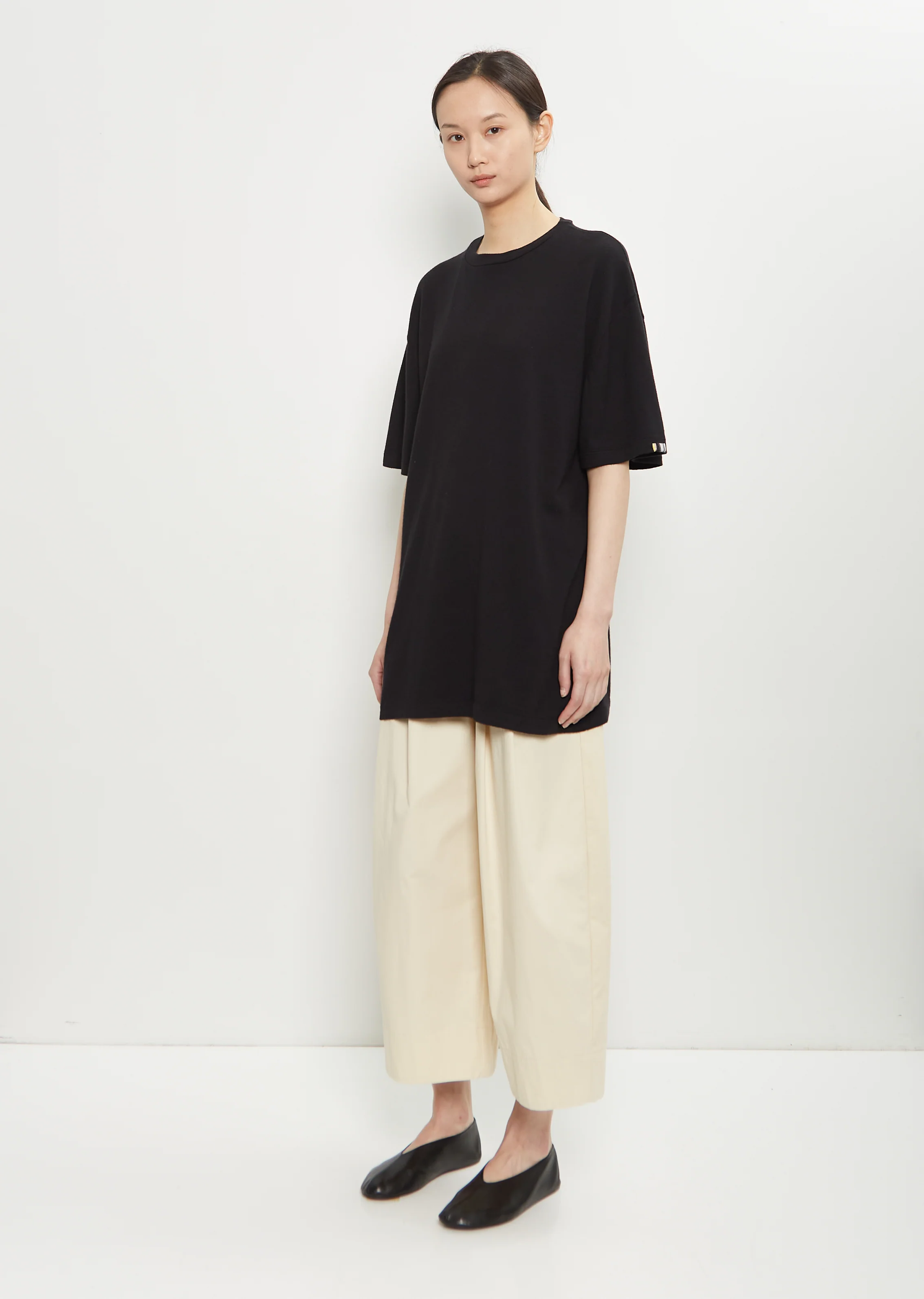 n°269 Rik Cotton Cashmere Top — Raven - Image 7