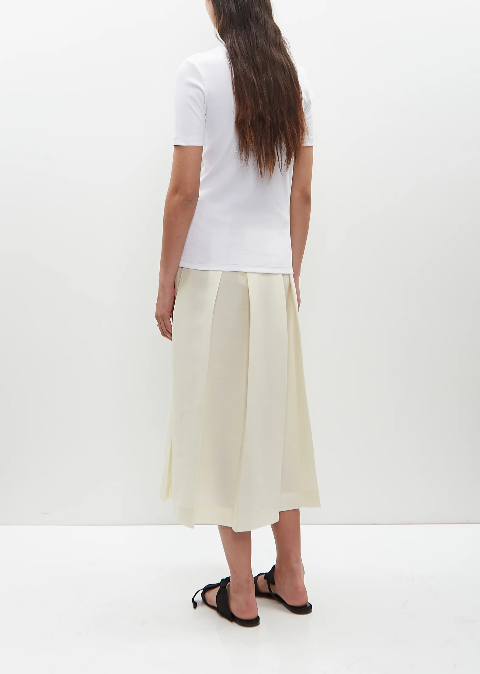 Classic Rib Tee — White - Image 3