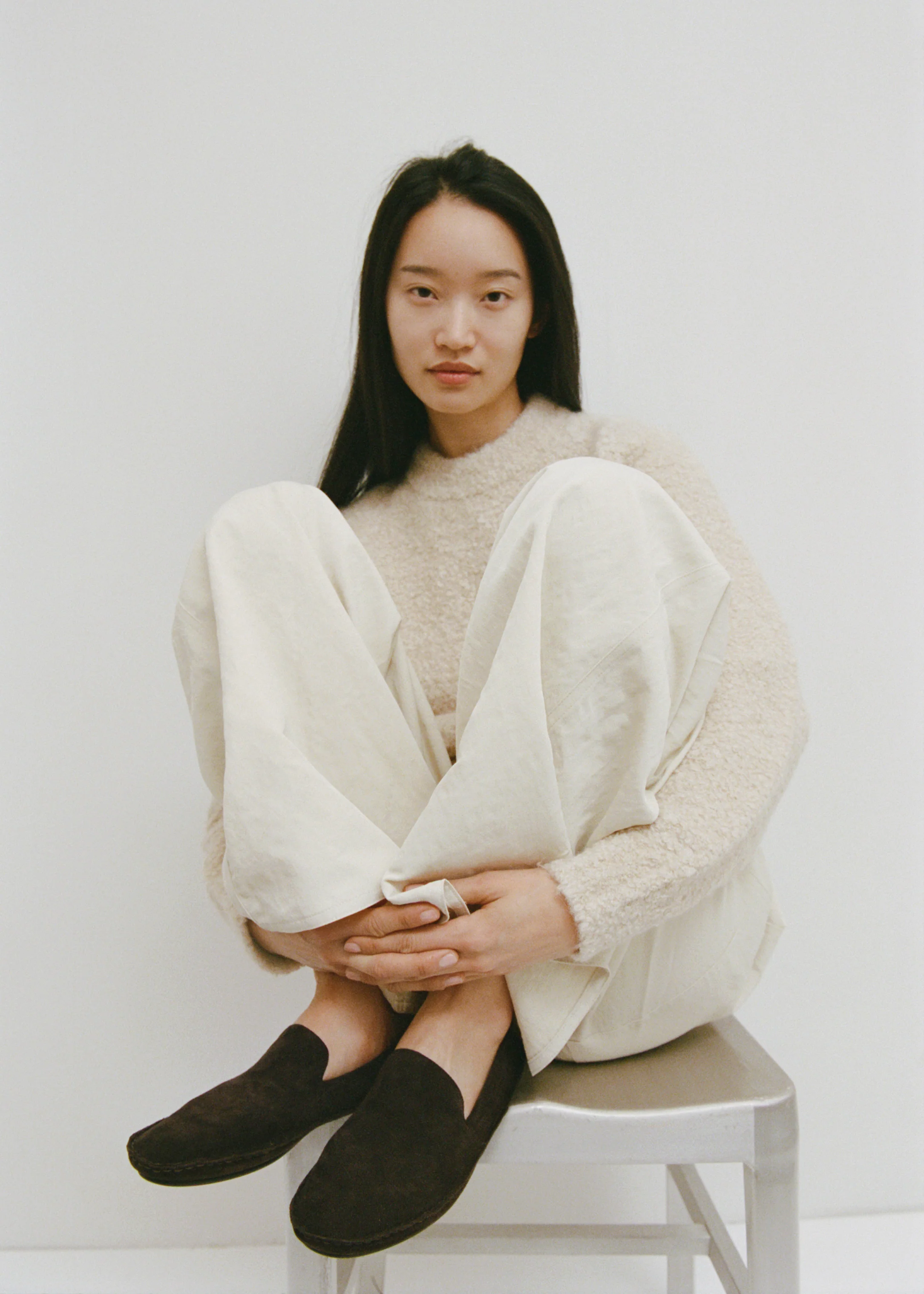 Mock Neck Alpaca Sweater - Image 5