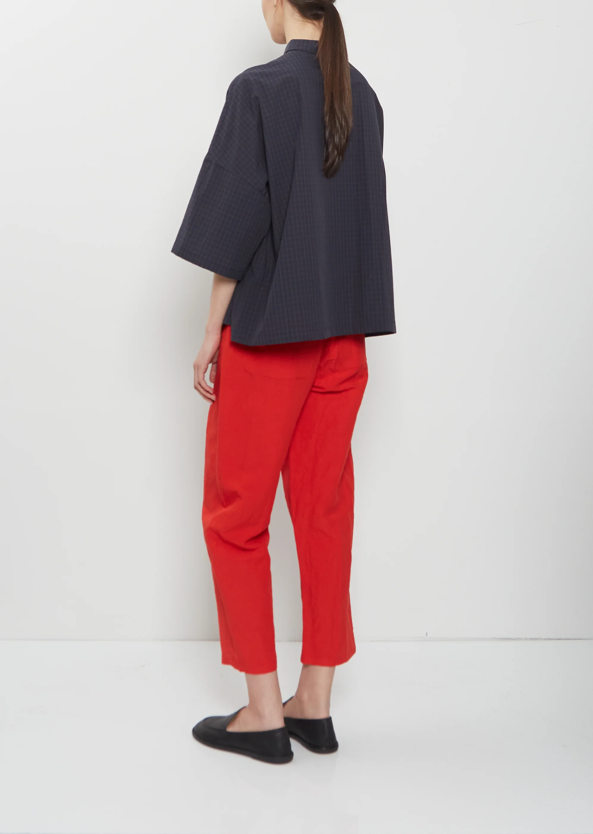 Three-Quarter Sleeves Cotton Shirt - Image 3