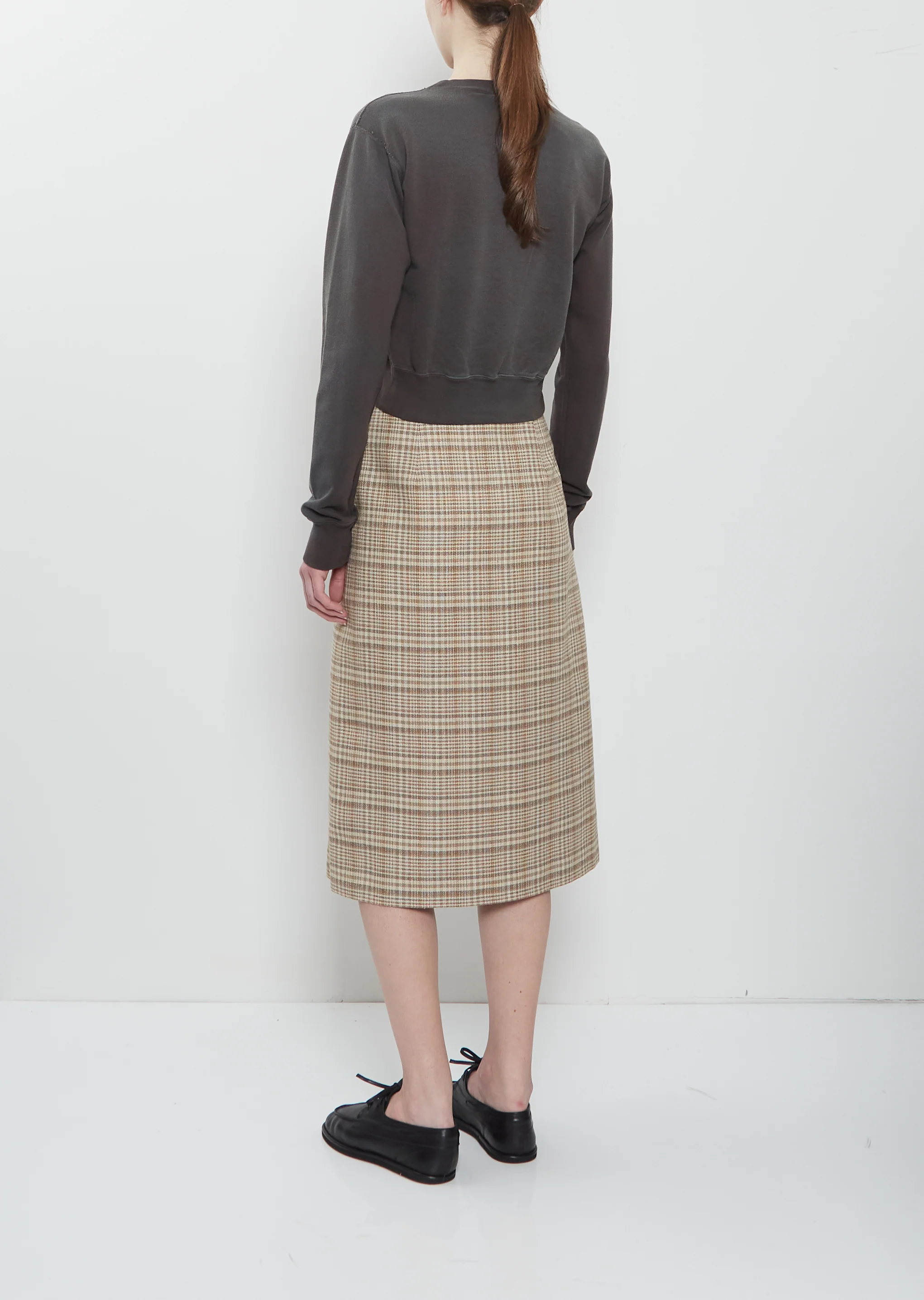 Dyed Pima Cotton Sweatshirt — Ink Black - Image 3