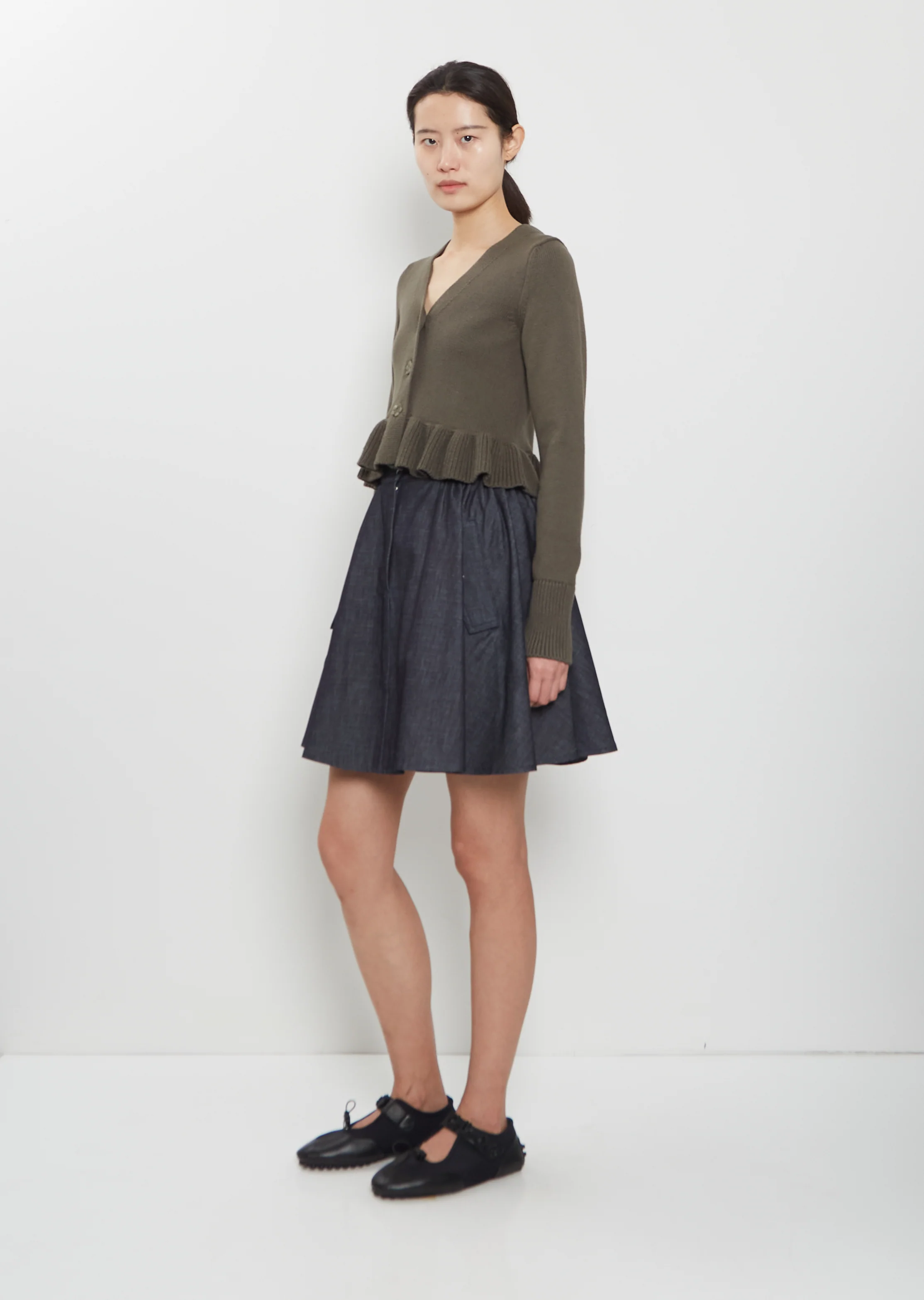 Prisca Cotton Silk Cardigan - Image 4