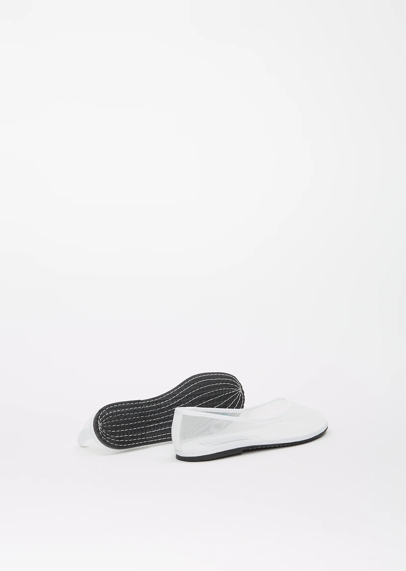 Ballet Round Mesh Ness — White - Image 3