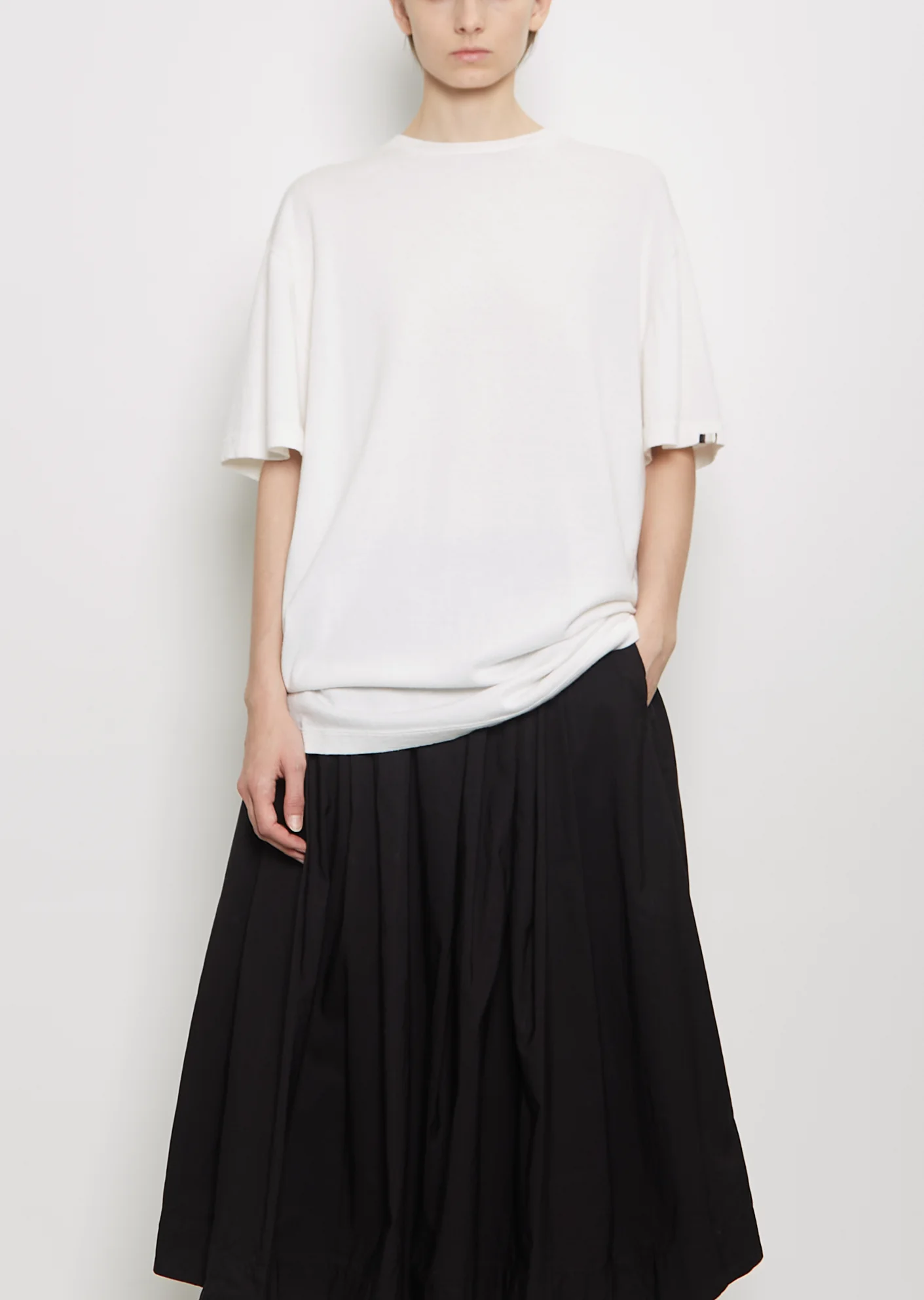 n°269 Rik Cotton Cashmere Top — Snow - Image 4