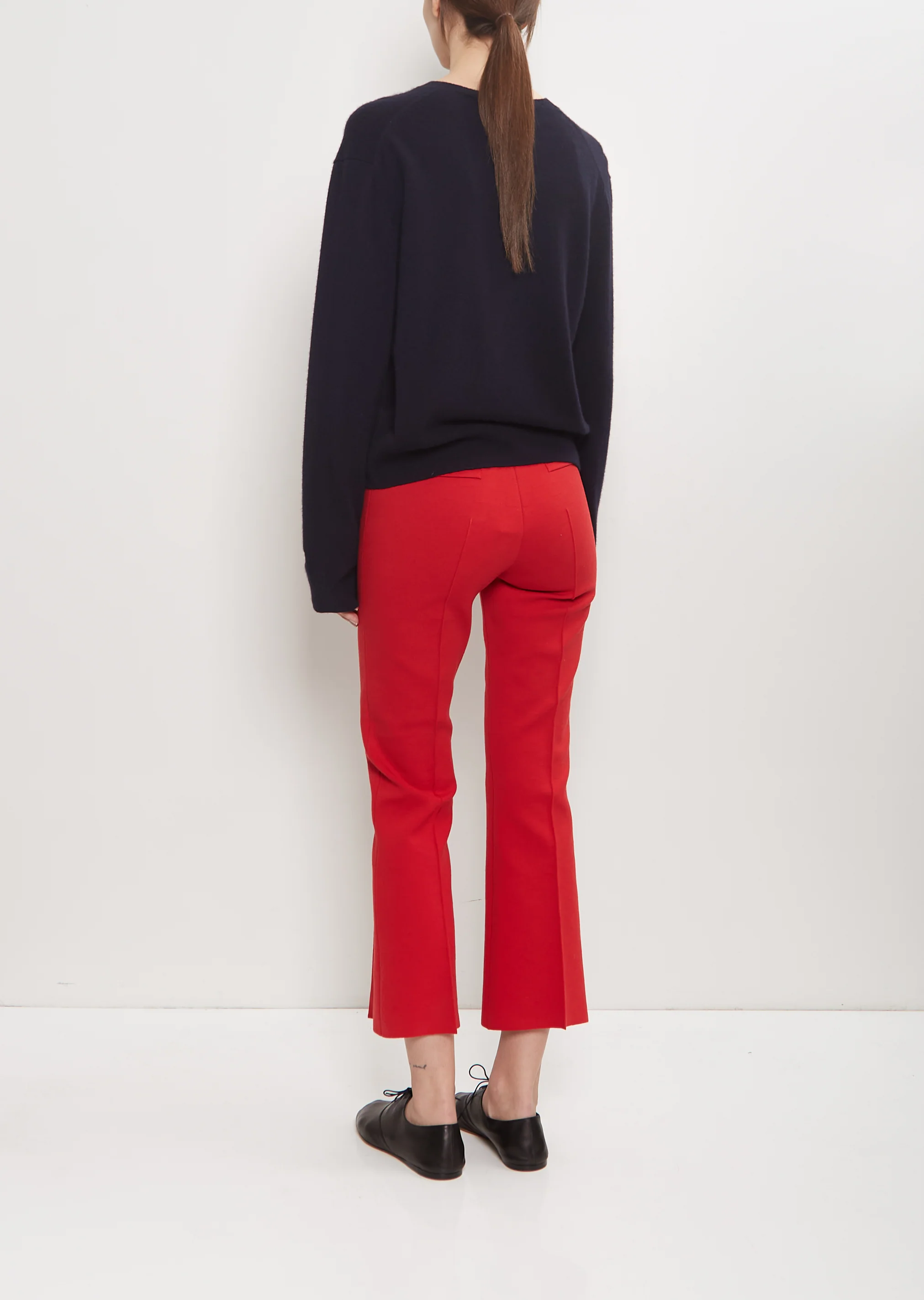 Stretch Cotton Kick Pant — Red - Image 3