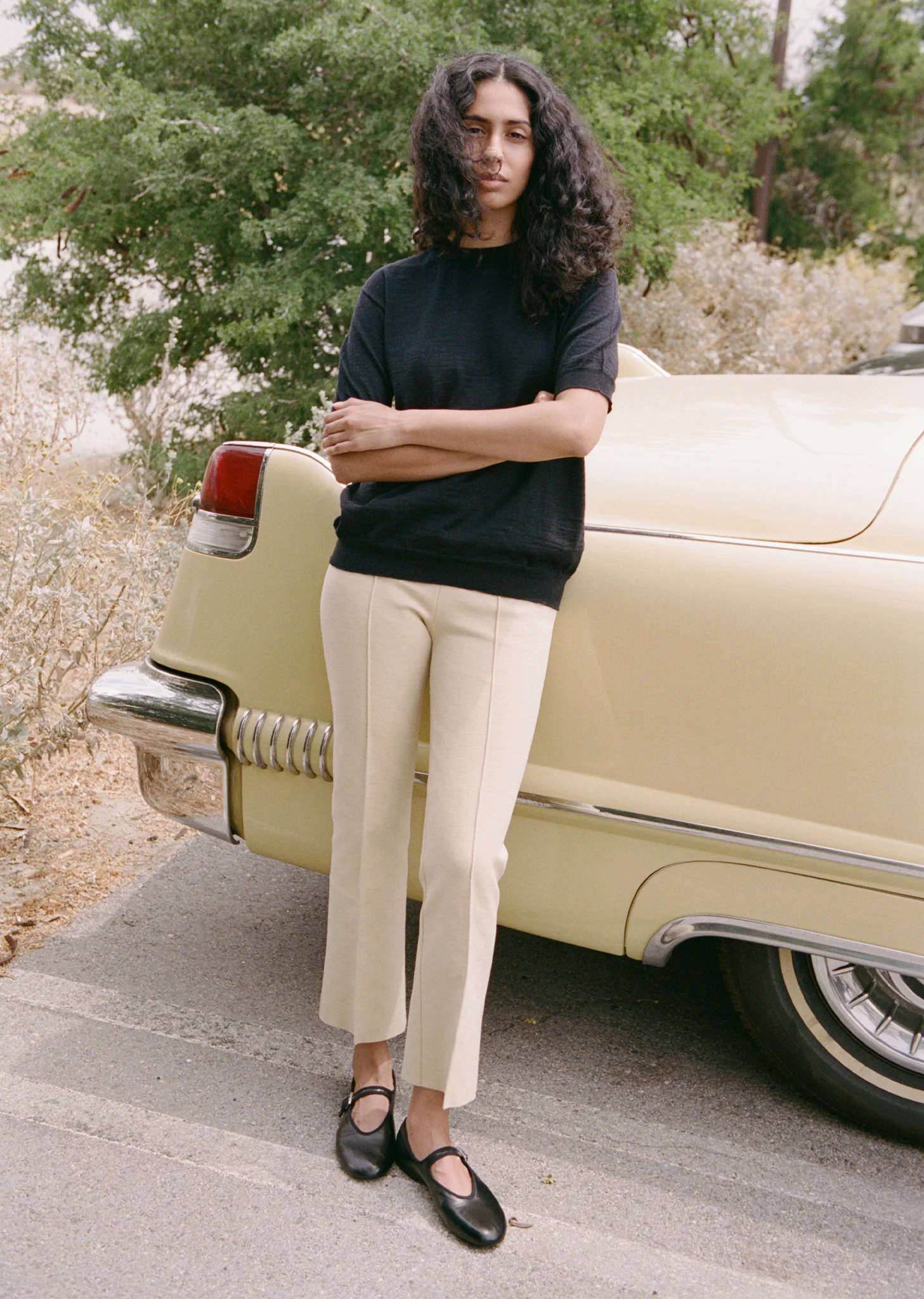 Stretch Cotton Kick Pant — Light Khaki - Image 5