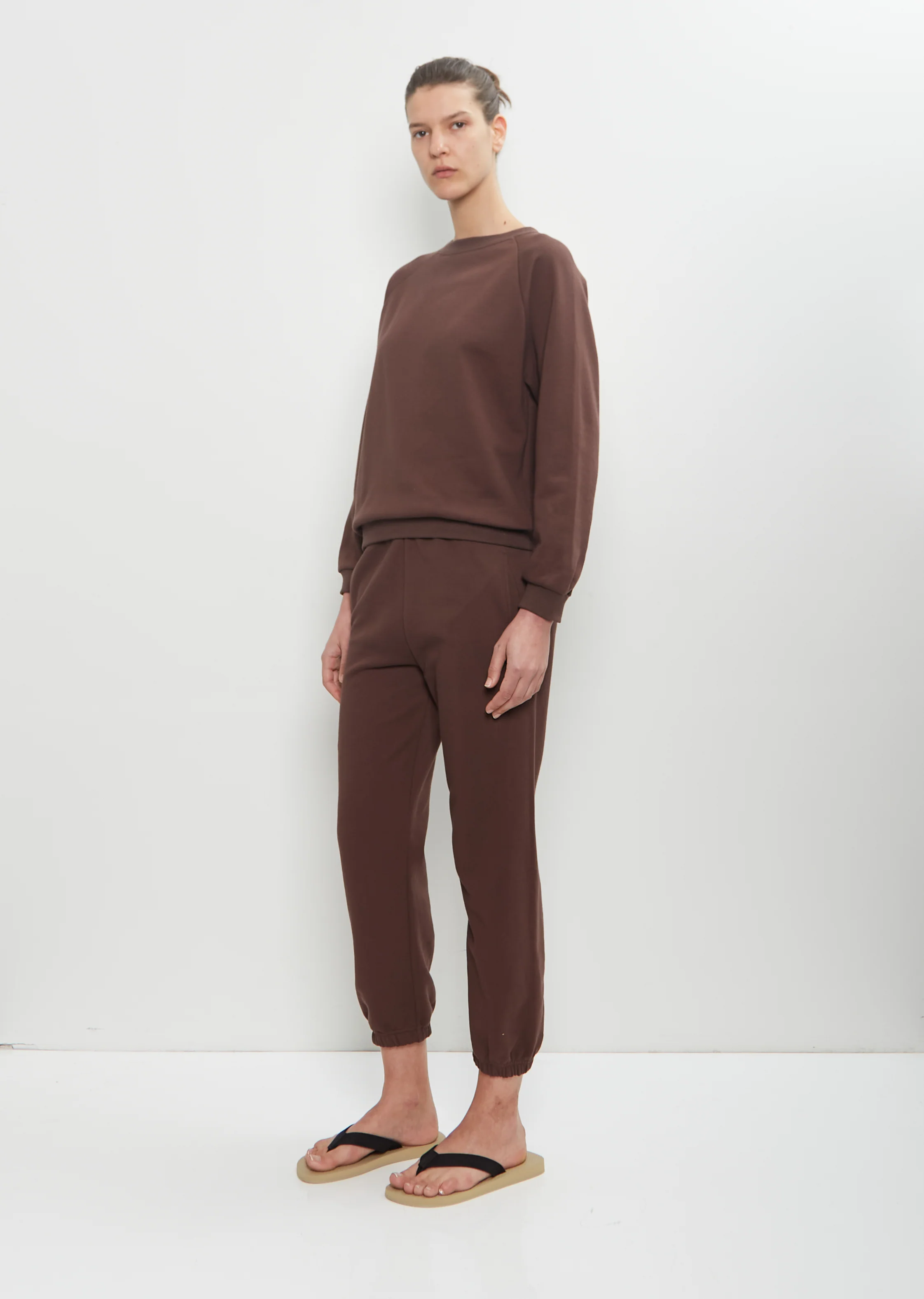 Studio Cotton Sweatshirt — Umber - Image 4