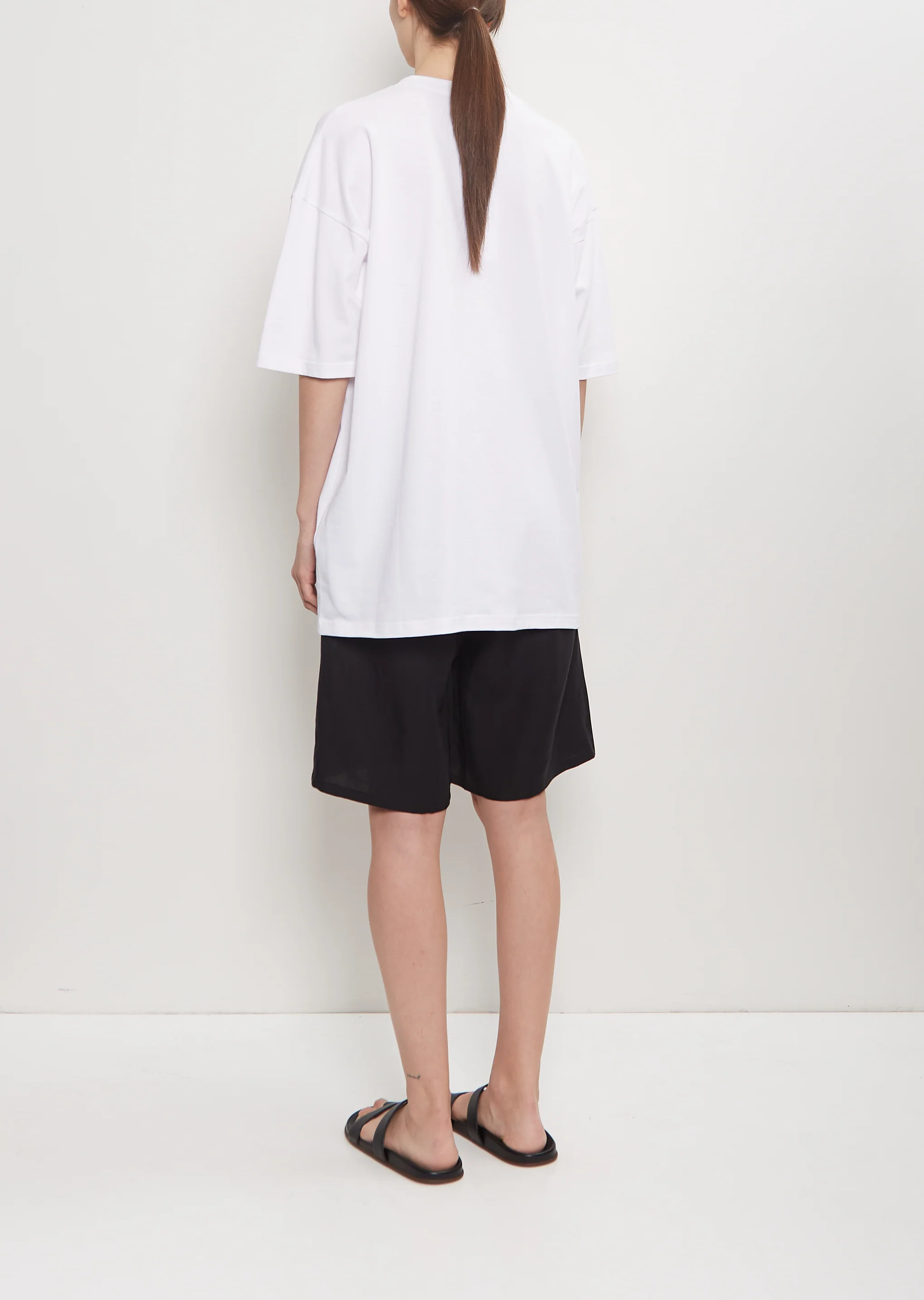 Organic Cotton Oversized T-Shirt — White - Image 3