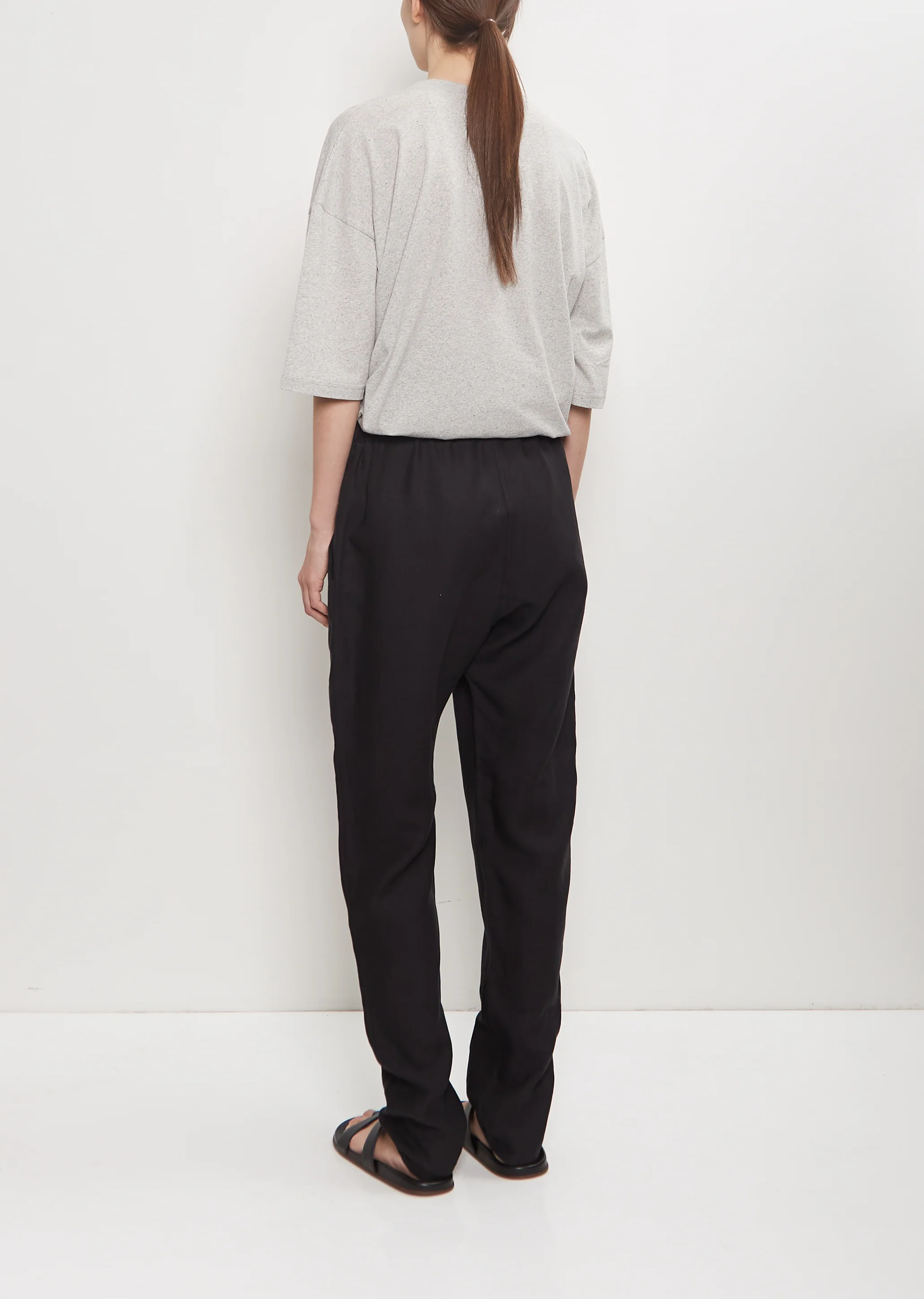 Linen Pullon Trousers - Image 3