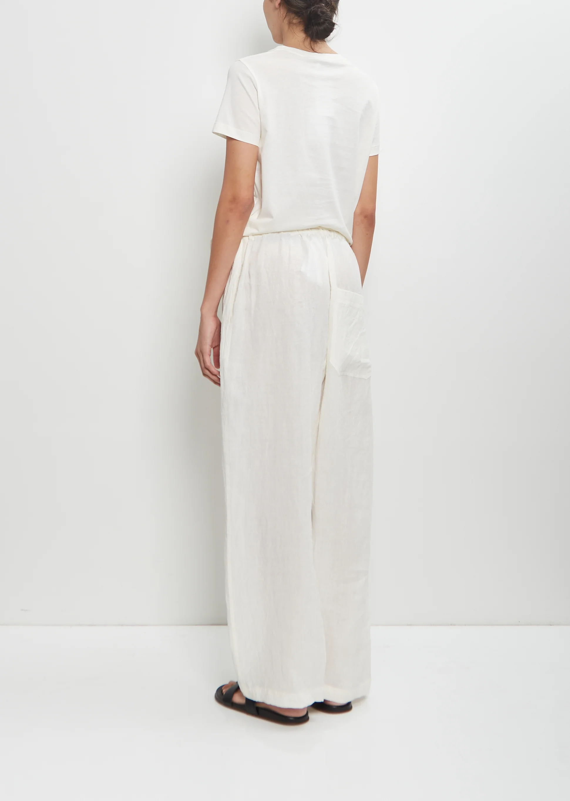 Linen Pilar Low Crotch Pant - Image 3
